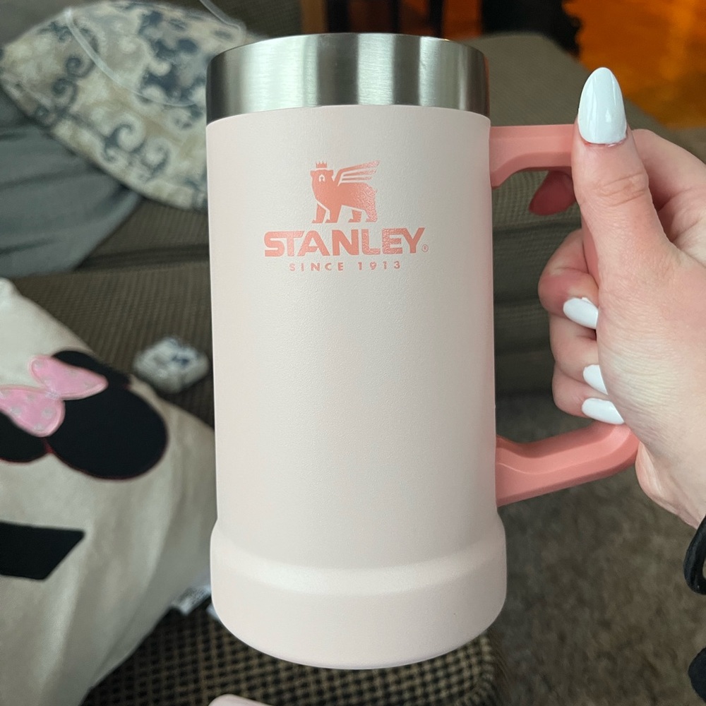 Pink Stanley beer stein